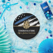 Politiedienst Wetshandhavingsautoriteit PARTIJ Papieren Bordje (Feest)