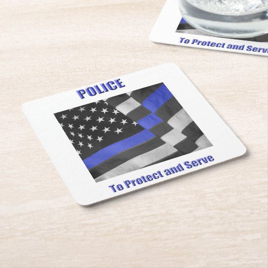 Politiedocument Onderzetter (Schuin)