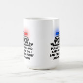 Politiedocumenten schaar Funny Mug Koffiemok (Center)