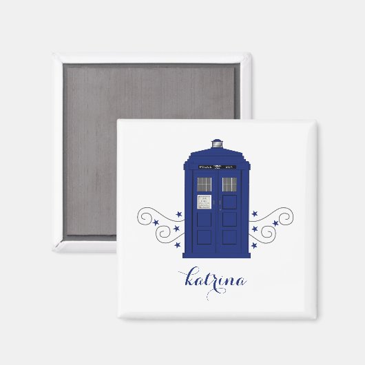 Politiedoos zwemt Magnet (Voorkant / Achterkant)