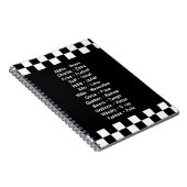 Politiefonetisch alfabet notitieboek (Rechterzijde)