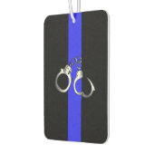 Politiehandboeien in blauwe lijn luchtverfrisser (Links)