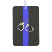 Politiehandboeien in blauwe lijn luchtverfrisser (Achterkant)