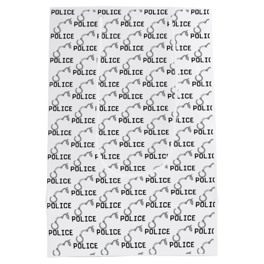 Politiehandboeien  medium cadeauzakje (Achterkant)