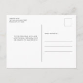 Politiehandhavingspensioen wetshandhaving aankondigingskaart (Achterkant)