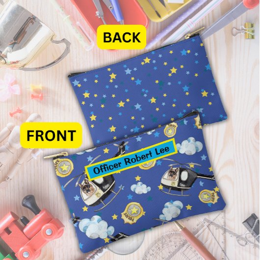 Politiehelikopter en K-9 Unit Fun Schattige Etui