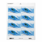 Politiehelikopter Etiket (Full Sheet)