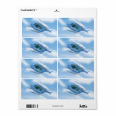 Politiehelikopter Etiket (Full Sheet)