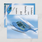 Politiehelikopter Kaart (Voorkant / Achterkant)