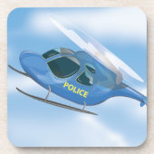 Politiehelikopter Onderzetter (Voorkant)