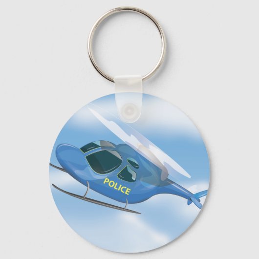 Politiehelikopter Sleutelhanger (Voorkant)