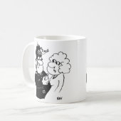 Politiehelm politie koffiemok (Voorkant links)