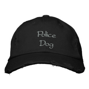 Politiehond geborduurd honkbal Pet