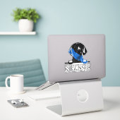 Politiehond K9 Memorial Heroes Live Forever Auto Sticker (Laptop op bureau)