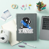 Politiehond K9 Memorial Heroes Live Forever Auto Sticker (iPad Cover)