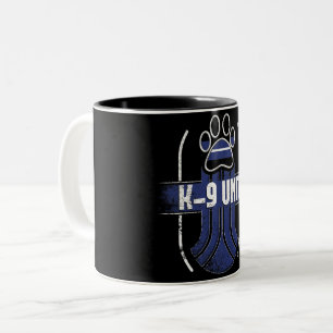 Politiehond K-9 Thin Blue Line Memorial Mok
