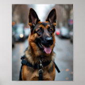 Politiehond Poster (Voorkant)