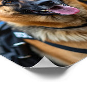 Politiehond Poster (Hoek)