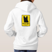 "Politiehonden" Hoodie (Achterkant)