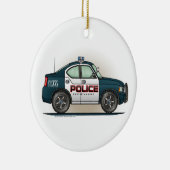 Politieinterceptor Car Car Ornament (Rechts)