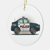 Politieinterceptor Car Car Ornament (Links)