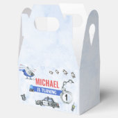 Politiejongen 1e verjaardagsfeestje bedankdoosjes (Geopend)