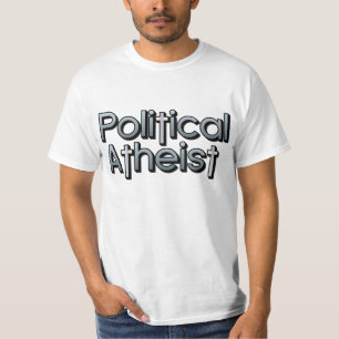 Politiek atheïst t-shirt