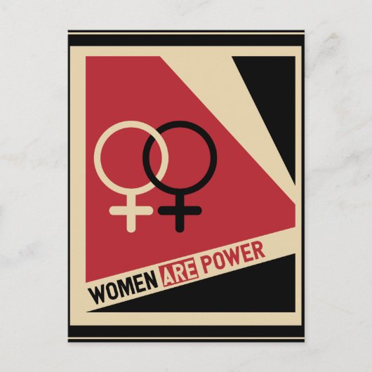 Politiek briefkaart voor feministische kunst (Voorkant)