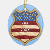 Politiek campagneschild keramisch ornament (Links)