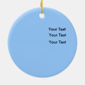 Politiek campagneschild keramisch ornament (Achterkant)