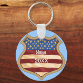 Politiek campagneschild sleutelhanger (Voorkant)