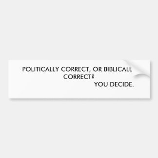 POLITIEK CORRECT OF BIBLIOTHEEK CORRECT?    ... BUMPERSTICKER