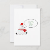 Politiek correcte vakantie bedankkaart (Voorkant)