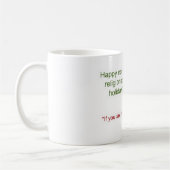 Politiek correcte vakantie koffiemok (Links)