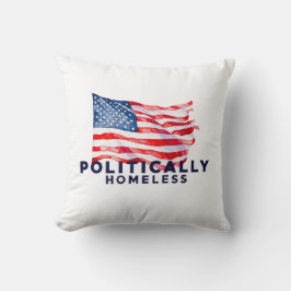 Politiek dakloos Amerikaanse vlag Amerika Verenigd Kussen