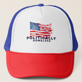Politiek dakloos Amerikaanse vlag Amerika Verenigd Trucker Pet
