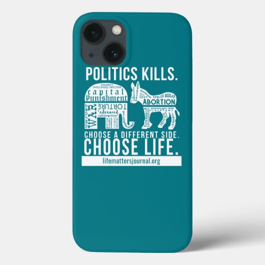 Politiek doodt iPhone6/6s telefoongeval Case-Mate iPhone Case (Achterkant)