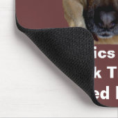 Politiek duitse herderhond zal de waarheid in de w muismat (Hoek)