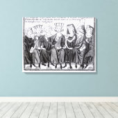 Politiek en muzikaal congres canvas afdruk (Insitu (Houten vloer))