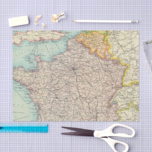 Politiek Frankrijk, België en Nederland Tissuepapier (Craft)