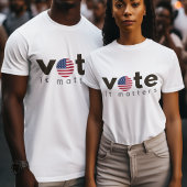 Politiek geschenk 2024 Verkiezing Stemming it Matt T-shirt