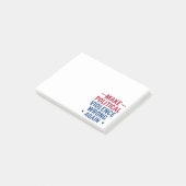Politiek geweld weer verkeerd doen post-it® notes (Schuin)