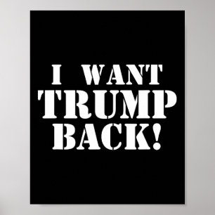 Politiek - Ik wil Trump Ck - 45e president Trump Poster