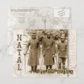 Politiek in Natal, Zuid-Afrika Briefkaart (Voorkant / Achterkant)