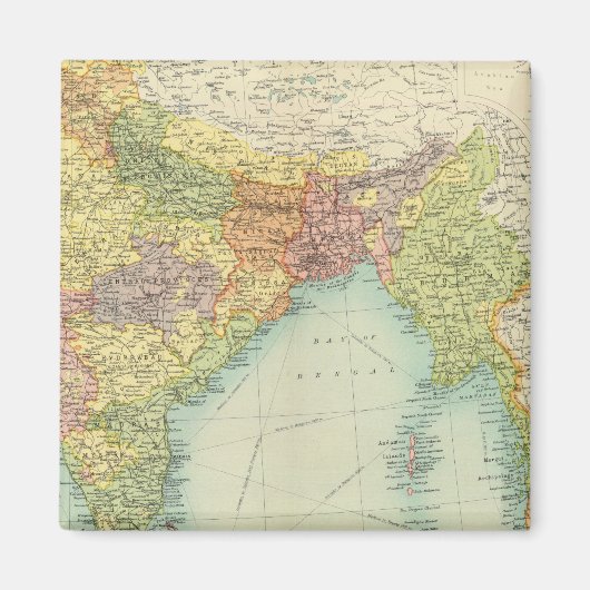 Politiek India en verder India Magneet (Voorkant)