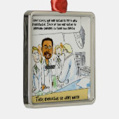 Politiek: Is er hersenchirurgie nodig? Metalen Ornament (Rechts)