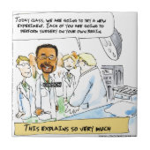 Politiek: Is er hersenchirurgie nodig? Tegeltje (Voorkant)