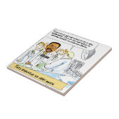 Politiek: Is er hersenchirurgie nodig? Tegeltje (Zijkant)