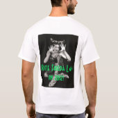 Politiek is zo'n belemmering! t-shirt (Achterkant)