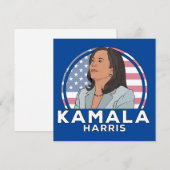 Politiek Kamala Harris Aankondiging (Voorkant / Achterkant)